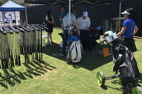 TaylorMade fitting session